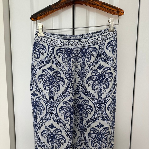 Farm Rio Off-White Tropical Cameo Pajama Pants - Picture 2 of 8